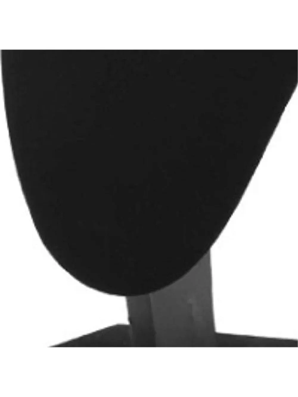 Necklace Display Stand Set of 2,21cm Velvet Jewelry Bust for Necklaces & Earring